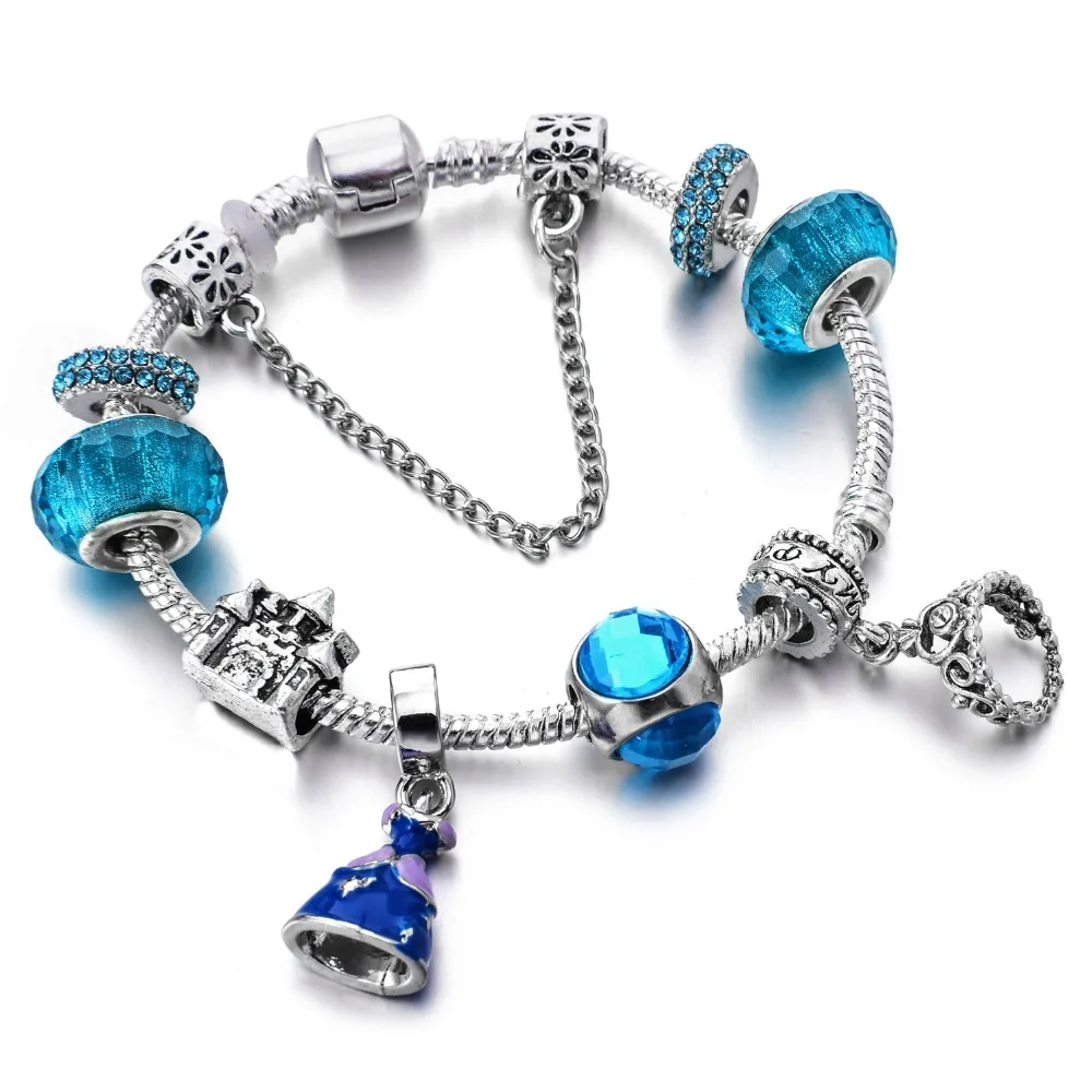 Дропшиппинг желтое платье принцессы подвеска Дональд Дак бусины желтого цвета