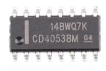 Новинка 100% бесплатная доставка CD4053BM три аналоговых переключателя SOP-16 новый