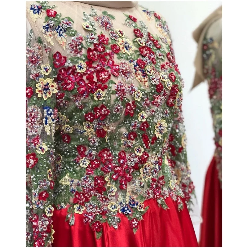 Красивые 3d цветы эксклюзивные свадебные кружевные гипюровые платья ручной