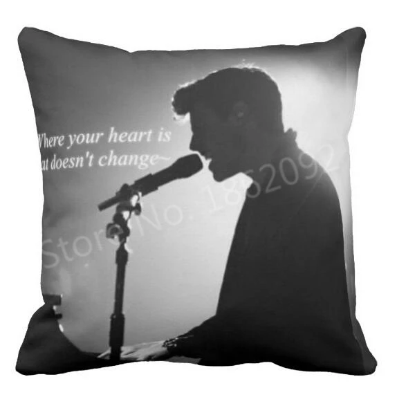 Черные наволочки с надписью Shawn Mendes крутые для путешествий диванных подушек