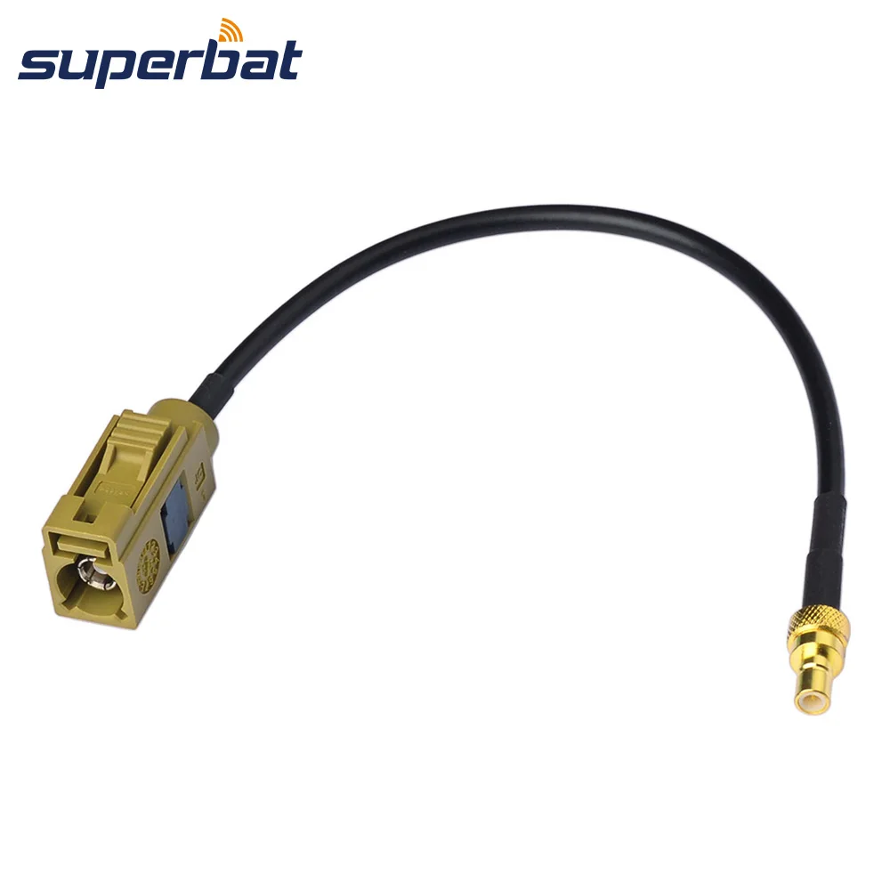 Superbat Автомобильный Кабель Fakra к SMB 15 см для XM Sirius Coax спутниковый радиоантенный