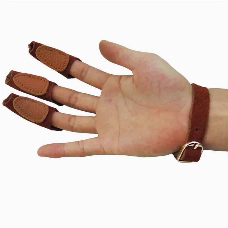 1 шт., Защитная перчатка для пальцев из коровьей кожи от AliExpress WW