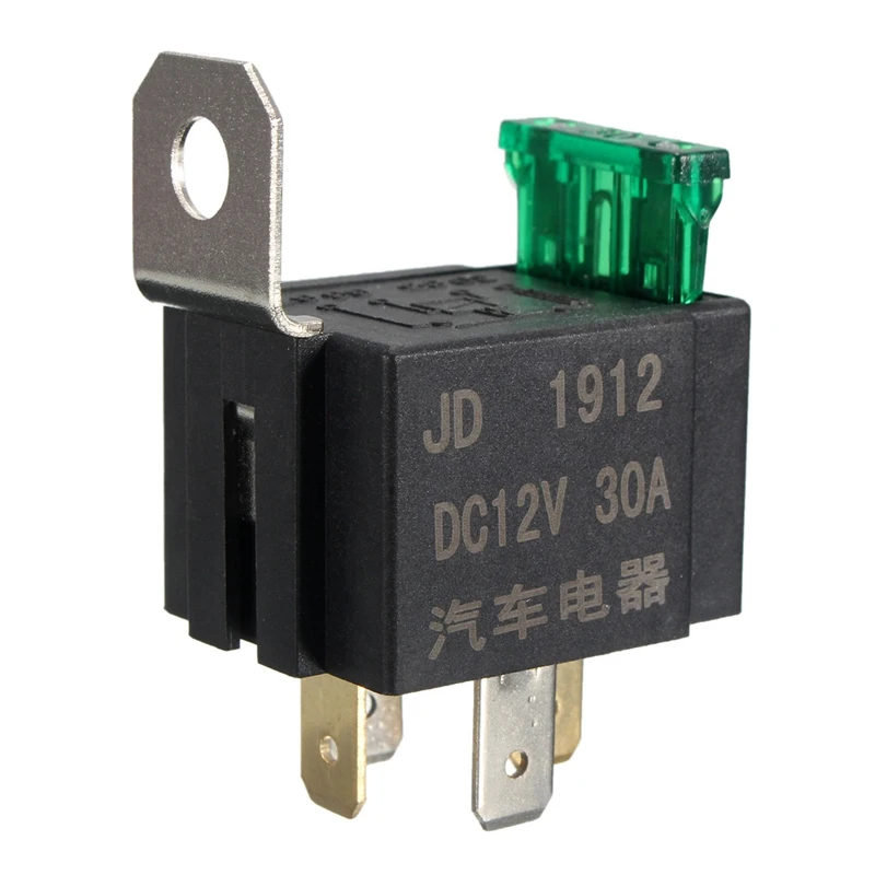 Новинка DC12V 30A 4 контакта электронное реле автомобильное реле со страховой пленкой Автомобиль Велосипед Авто плавленые вкл/выкл реле