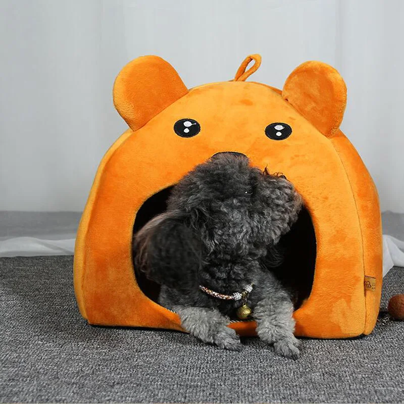 Съемный домик для маленьких и средних собак в виде медведя | Дом сад