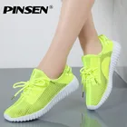 Кроссовки женские PINSEN, летние, сетчатые, на плоской подошве