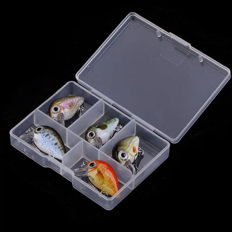 WALK FISH 5 шт./лот 2 7 см 1 4 г Воблер Topwater 0 м японский мини кренкбейт приманок с