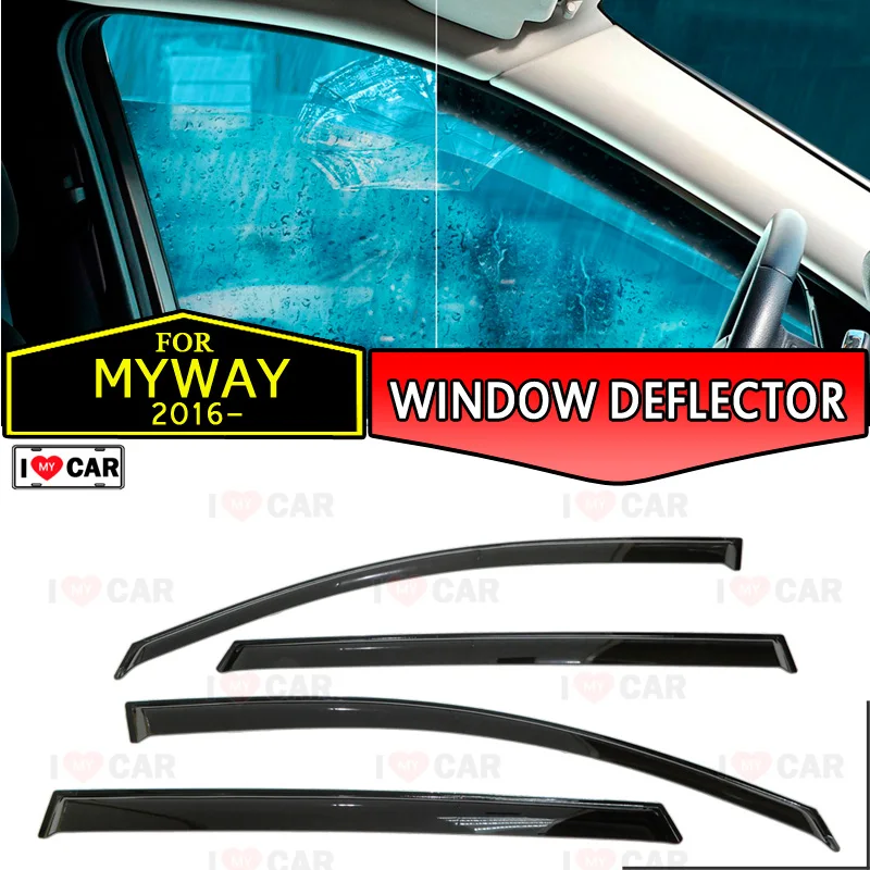 Оконный дефлектор для Lifan Myway 2016 Автомобильный оконный ветрозащитный козырек от