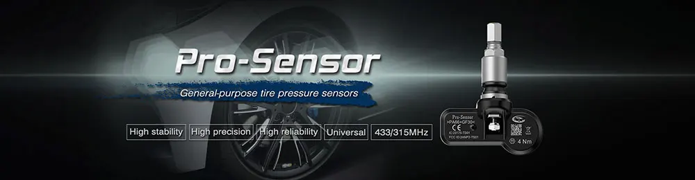 AUZONE Pro-sensor 433 МГц/315 МГц Универсальный TPMS сенсор Pro-sensor TPMS такой же, как autel MX-sensor