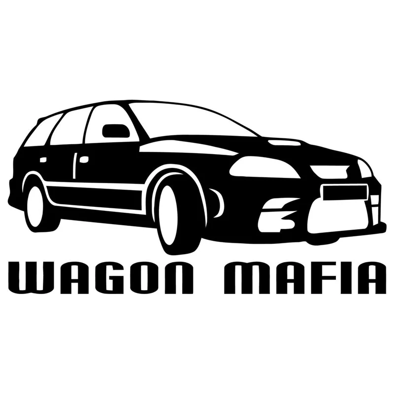 CS 014#12*23 4см wagon mafia водонепроницаемые наклейки на авто машину наклейка для
