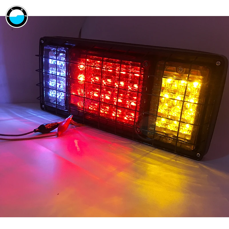 Прицеп фары 12V /24 Вт водостойкый LED светодиодный задний фонарь Стоп Индикатор