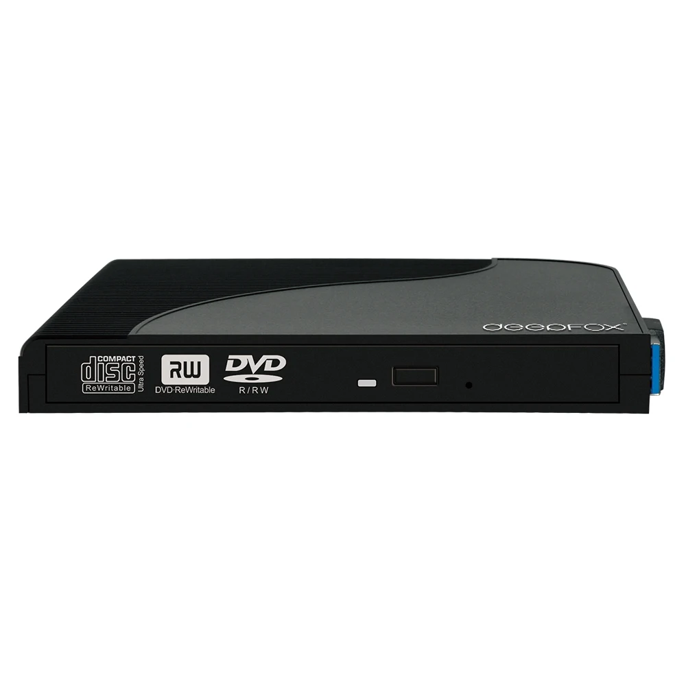 Портативный оптический привод Deepfox для ноутбука ПК Windows 7/8 USB 3 0 CD/DVD RW|Оптические