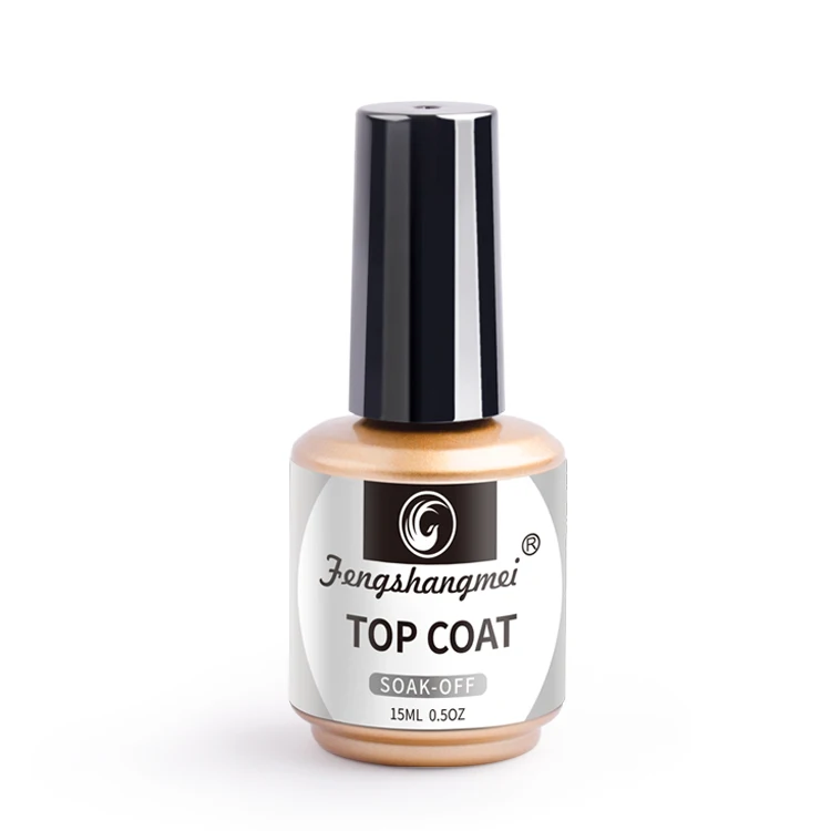 Top coat Fengshangmei Базовое покрытие без лампы для гель-лака Авто Сухой Гель-лак для ногтей тональный крем впитывающий Гель-лак праймер ультра Бонд - Цвет: Top coat