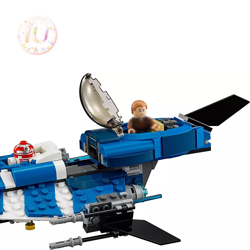 Legoings 75087 Звездные серии Аникин на заказ Звездный истребитель джедай Строительные
