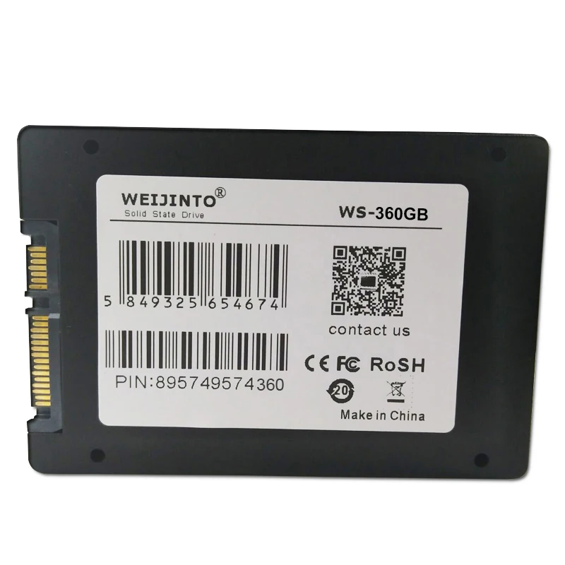 WEIJINTO SSD 360 Гб SATA3 2 5 дюйма 60 ГБ 120 240 128 256 480 512 960 1 ТБ жесткий диск HD HDD для настольного