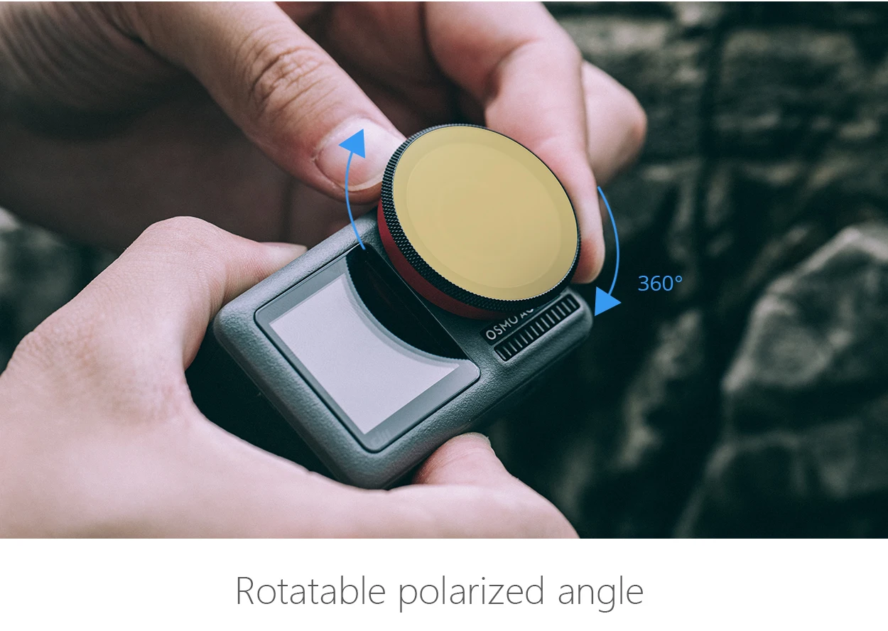 PGYTECH для DJI Osmo экшн профессиональные фильтры для объективов UV CPL ND 8 16 32 64 поляризационные фильтры фильтр ND8 ND16 ND32 ND64
