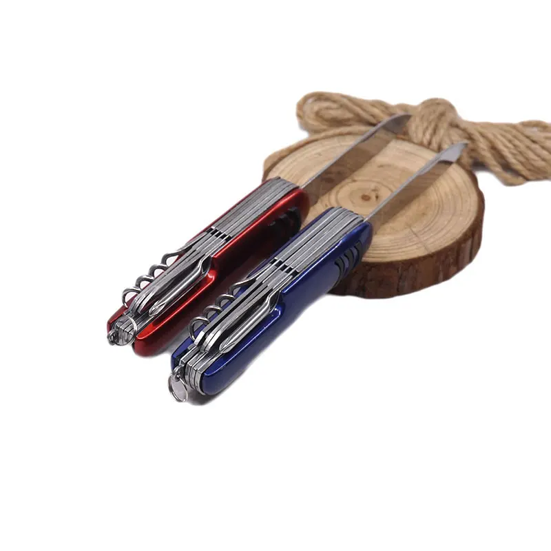 11 in 1 Multi Function Folding Knife Screwdriver Plier Keychain Camping Hunting Hiking Pocket Knives Outdoor EDC Tool |