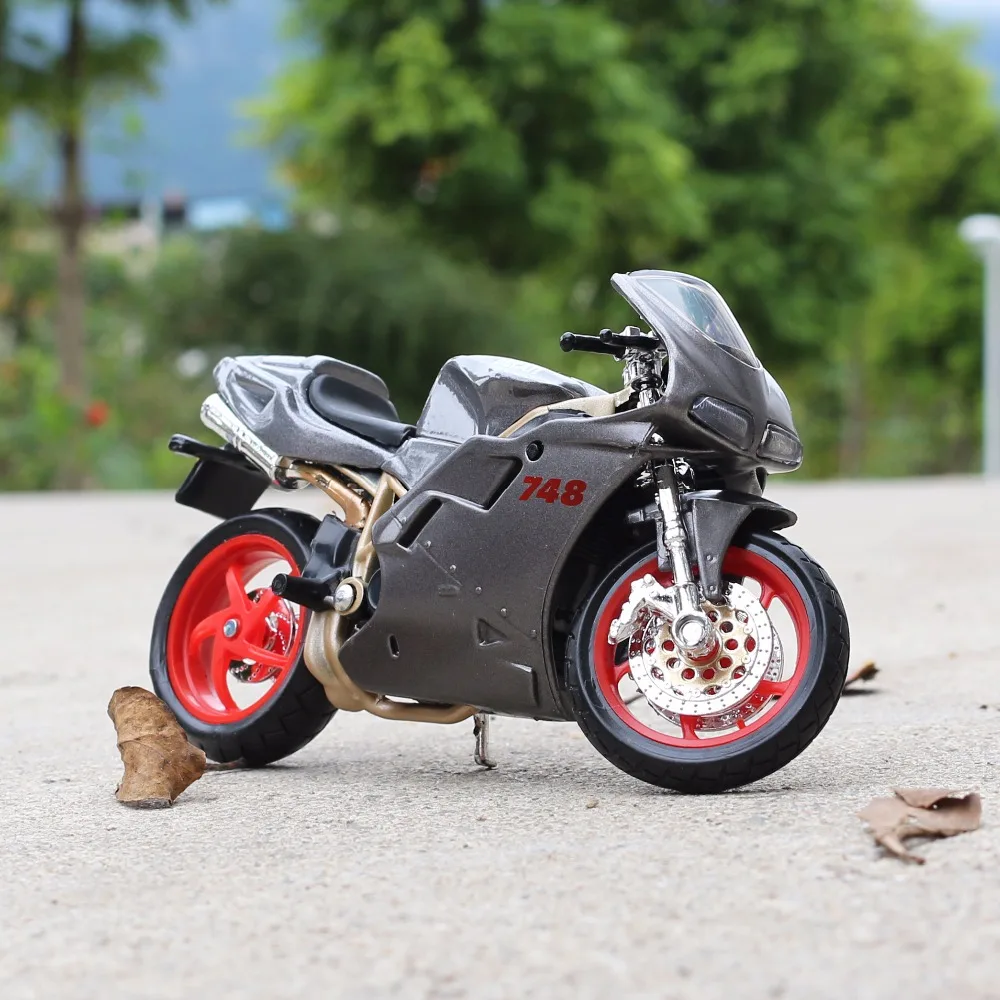 1:18 весы MaistoDUCATI 748 мотоцикл гоночные автомобили мини модели автомобилей офисные