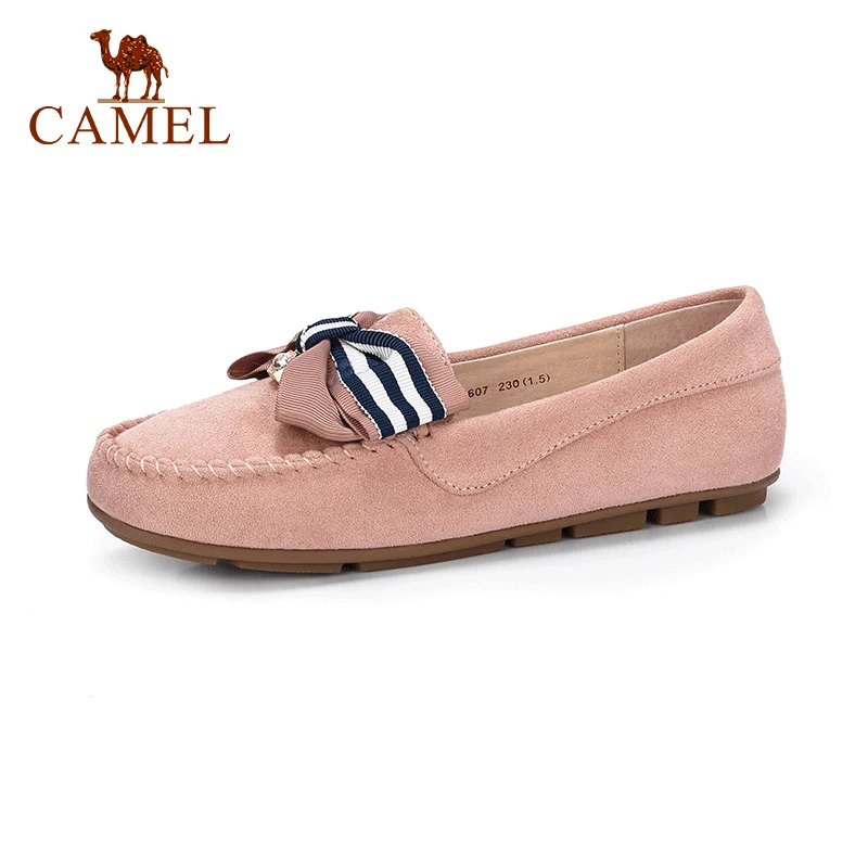 CAMEL/новые весенние женские тонкие туфли на плоской подошве Женские повседневные