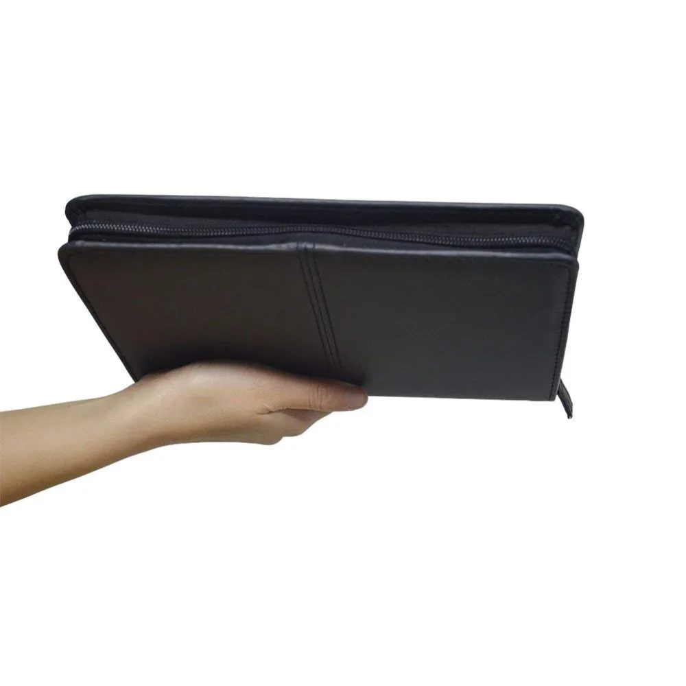 Godery Padfolio/портфель кожаный портфель на молнии папка 5x8 блокнот для письма