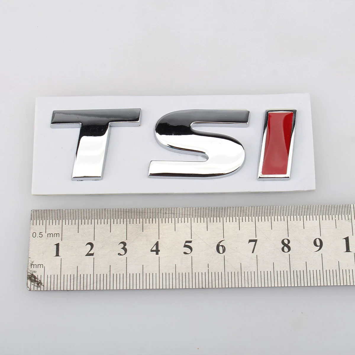 OEM хромированная эмблема TSI стикер для VW Golf Touran Tiguan Passat Jetta Beetle|Наклейки на