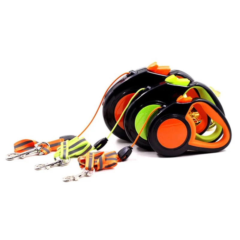 Fast Shipping Dog Leash 3/5/8M Retractable Reflective Leashes Traction Rope At Night Walking Adjustable Pet Lead | Дом и сад