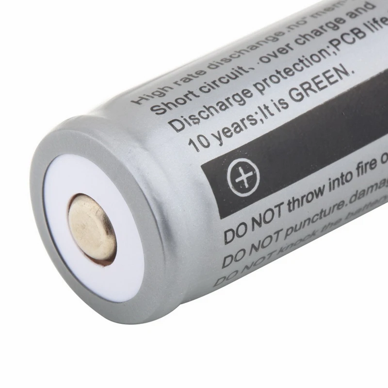 GTF 18650 литиевая батарея 3200mAh 3 7 V яркий фонарик серая аккумуляторная батарея|lithium