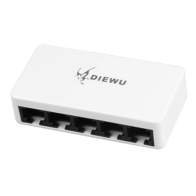 

DIEWU 10/100 Мбит/с, 5 USB-портов