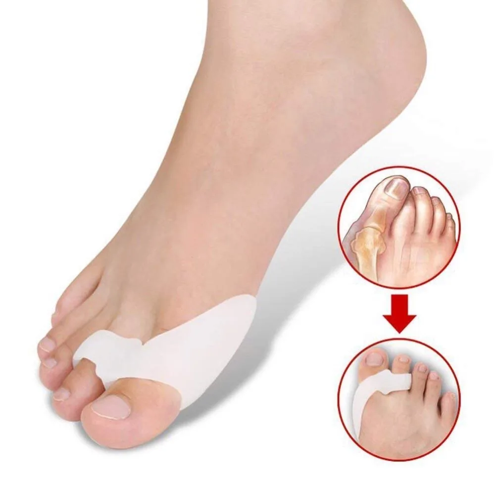 2PCS Hallux Valgus Feet Care Toe Separator Bunion Protectors Straightener Alignment Foot Tool | Красота и здоровье
