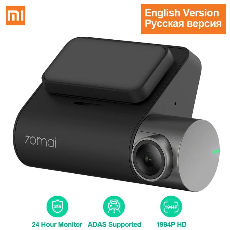 Xiaomi 70mai Dash Cam Pro 1944P GPS ADAS Автомобильный видеорегистратор 70 mai Dashcam Голосовое управление 24H монитор парковки ночное видение WiFi камера