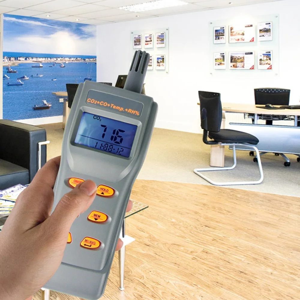 Многофункциональный измеритель качества воздуха IAQ 6 в 1 с CD программным