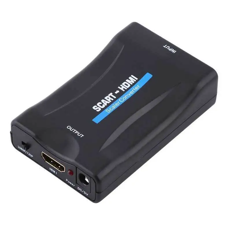 MEMTEQ SCART К HDMI видео аудио высококлассный конвертер адаптер 1080P HD TV DVD SKy Box Цифровой