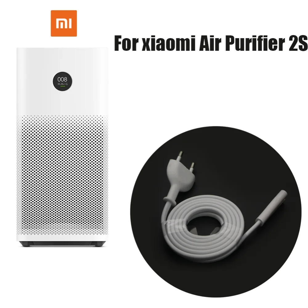 2-контактный штырек AC EU Питание кабель шнур провод Мощность шнур для xiaomi mi робот roborock очиститель воздуха S2 MAX Умный вентилятор