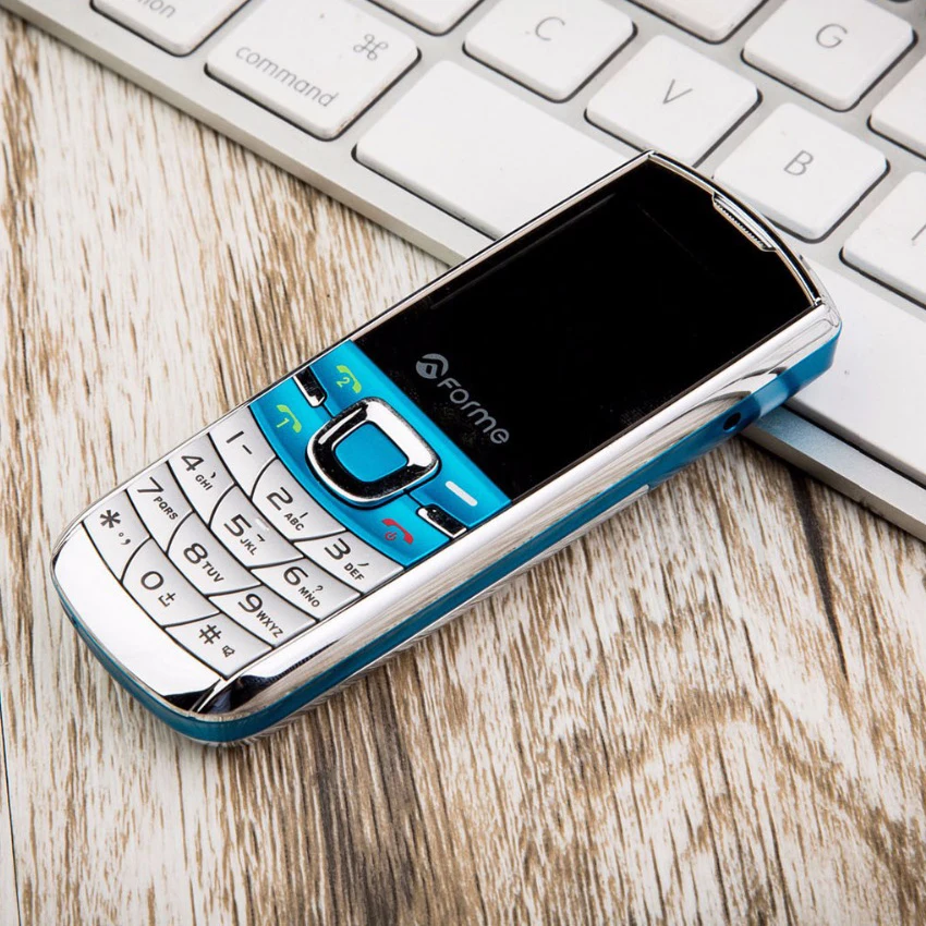 Original FORME T3 Super mini phone MP3 MP4 FM Camera Metal back cover unlocked mobile cell Russian keyboard | Мобильные телефоны и