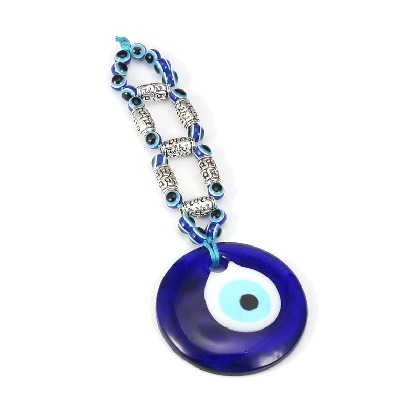 KiWarm уникальный синий бисер стеклянный Греческий Турецкий Дурной глаз настенный