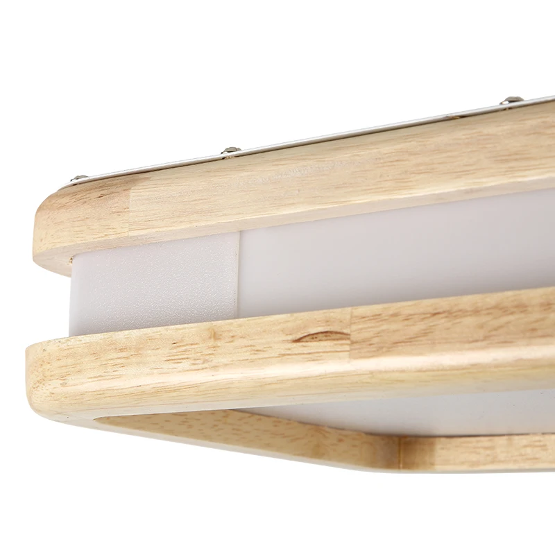 Светодиодный современный подвесной светильник деревянный для гостиной спальни