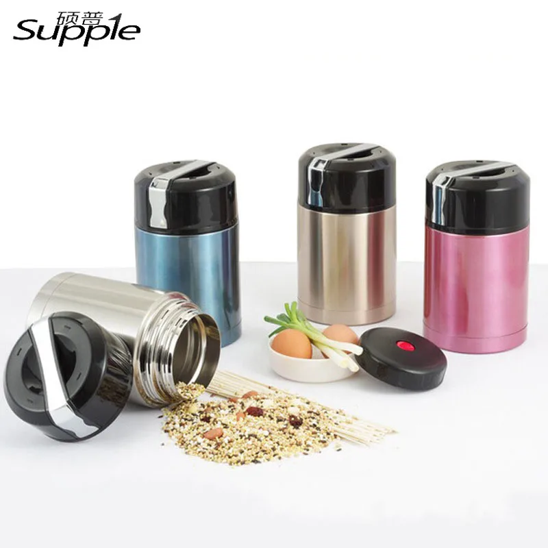 Healthy Delicious Smoldering Pot Stainless Steel Double Layer Vacuum Insulation Soup Porridge Food Box | Дом и сад