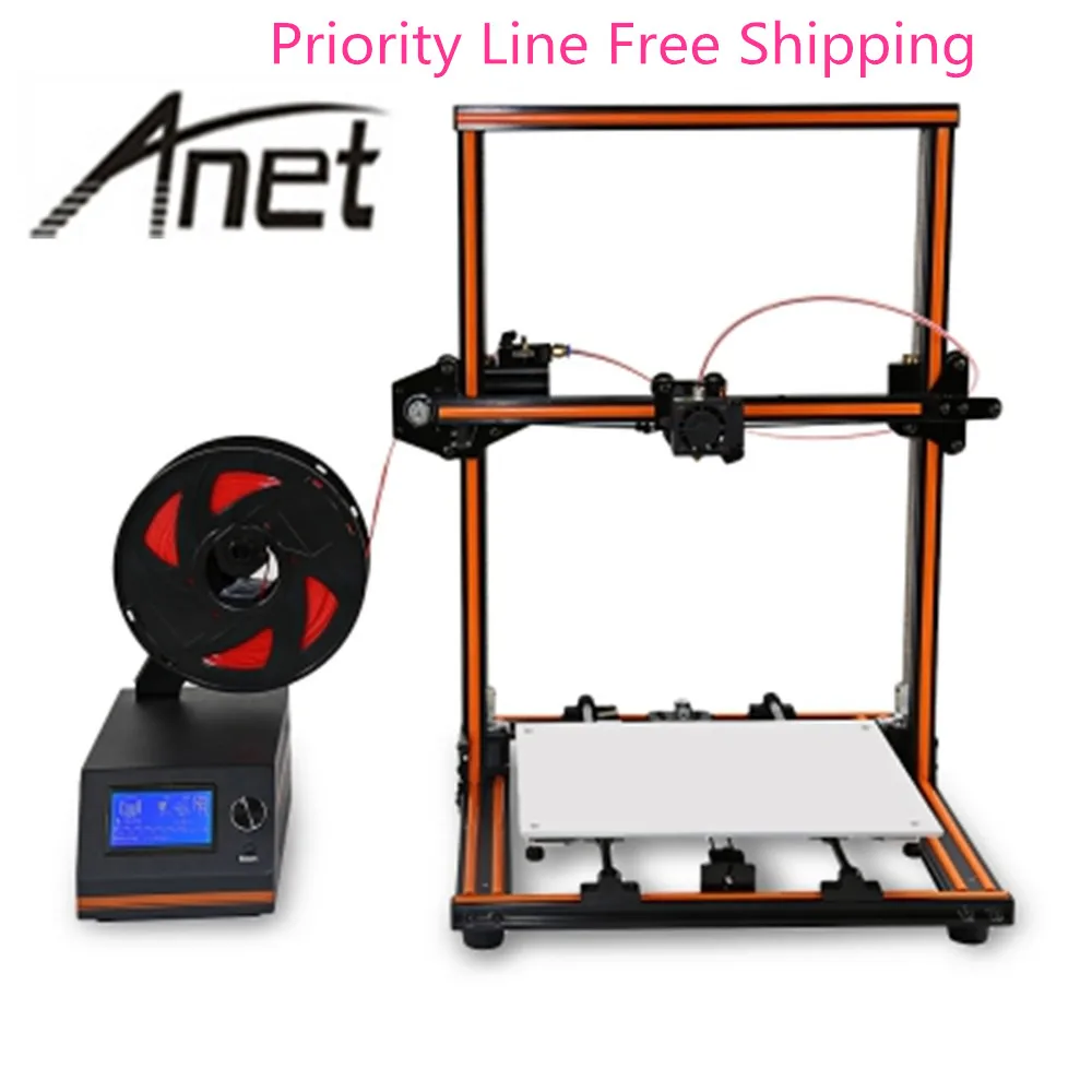 Оригинальный Anet E12 3D принтеры PK JGAURORA A5 300*300*400 рамка из алюминиевого сплава легкая