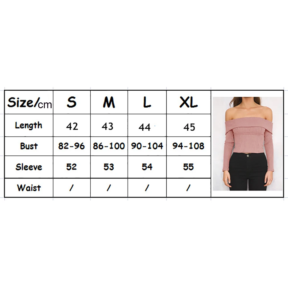 Для женщин Сексуальная Слэш Средства ухода за кожей шеи свитер с длинным рукавом