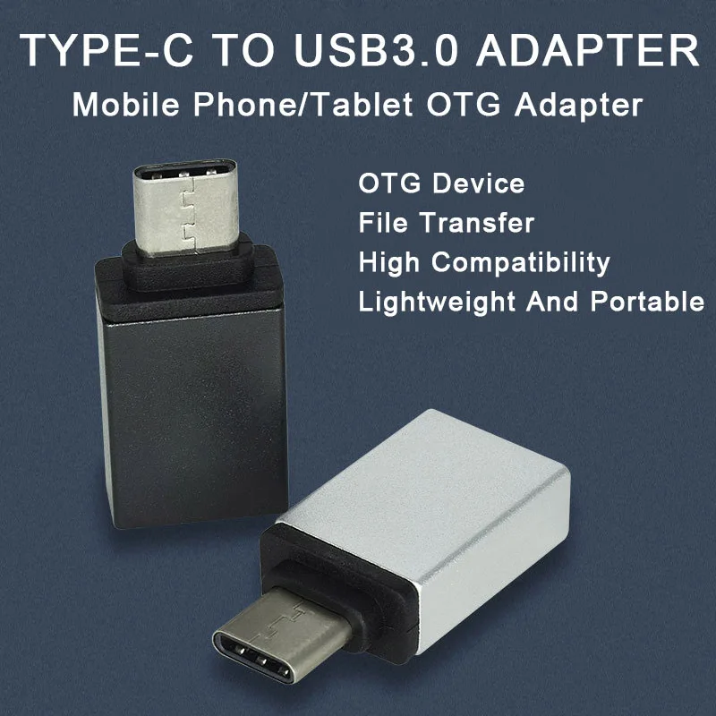 Переходник с Mini Type C на USB 3 0 переходник c OTG для мобильных устройств Android коннектор