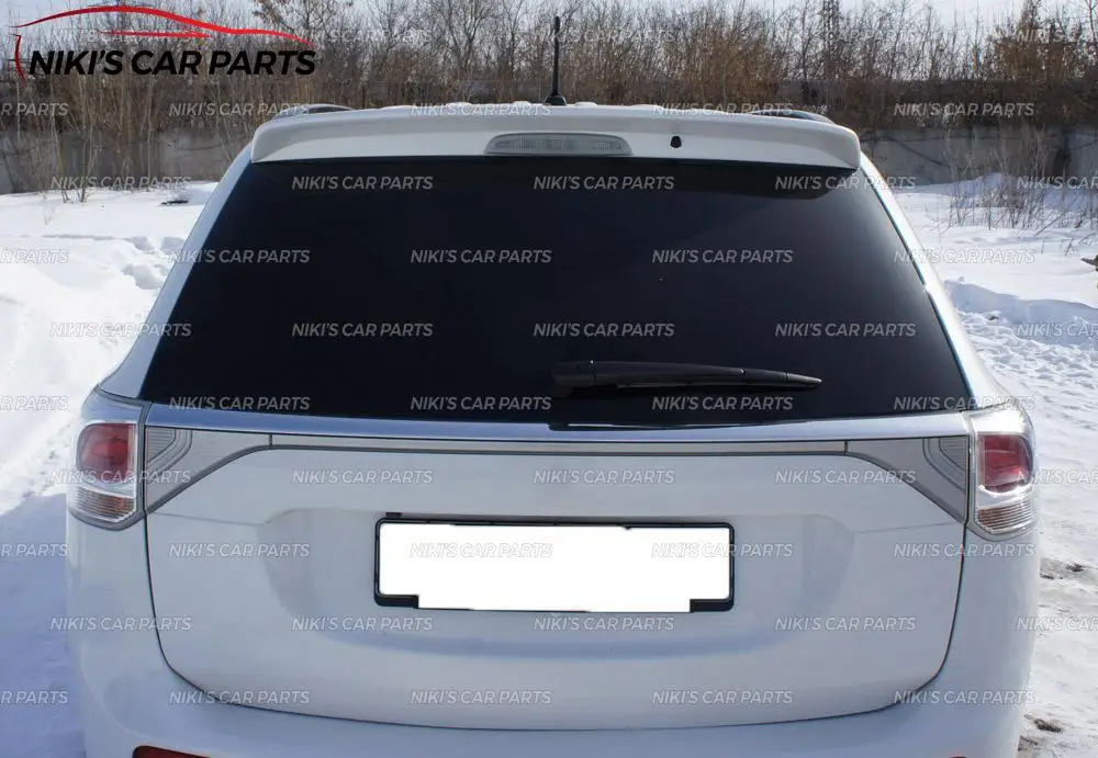 Спойлер для Mitsubishi Outlander III 2012- на пятую дверь ABS пластик Аэро крыло динамическое литье украшение автомобиля Стайлинг тюнинг