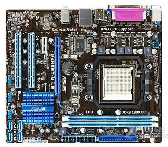 Розетка AM3 для ASUS M4N68T-M LE оригинальная настольная материнская плата DDR3 USB2.0 SATA2 |