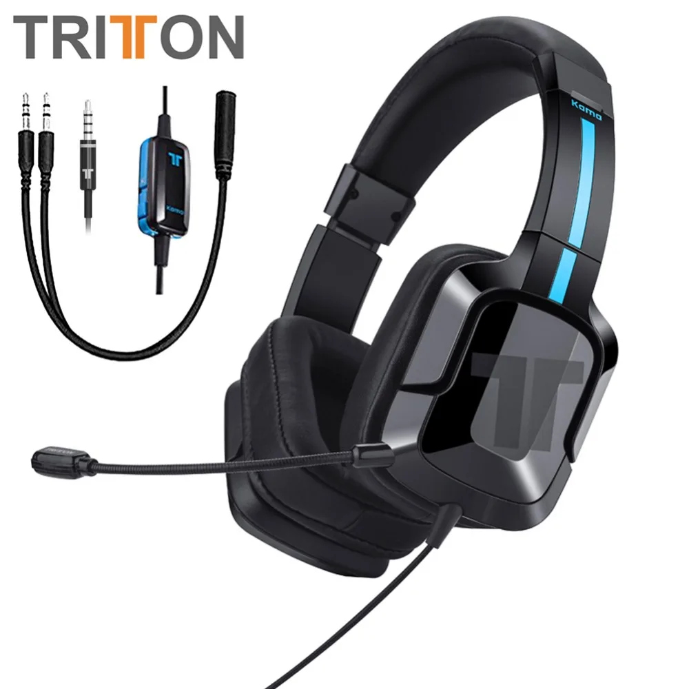 TRITTON Кама плюс игровая стереогарнитура Для PS4 PC Xbox One Шум отмена за ухо Игровые