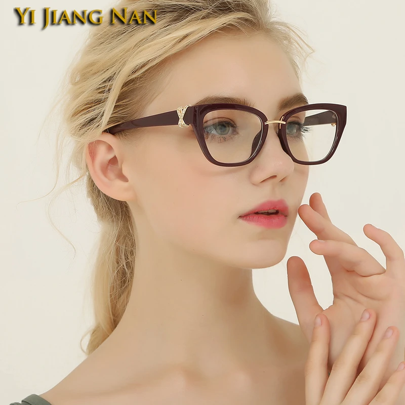 

Brand Cat Eye Glasses Frames Prescription Glasses Frame Occhiali Da Vista Donna Eyewear Spectacles Women Eyeglasses