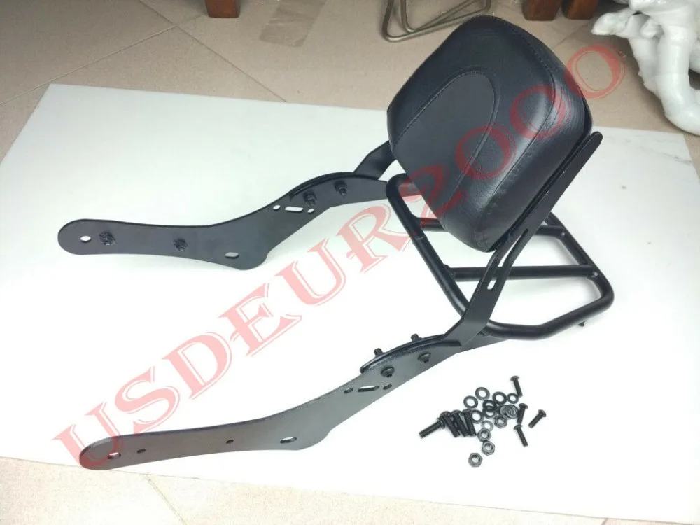 

Пассажирская спинка Sissy Bar + багажная стойка для Kawasaki Vulcan S 650 EN650 2015 2016 2017 2018 2019 15 16 17 18 19 Black