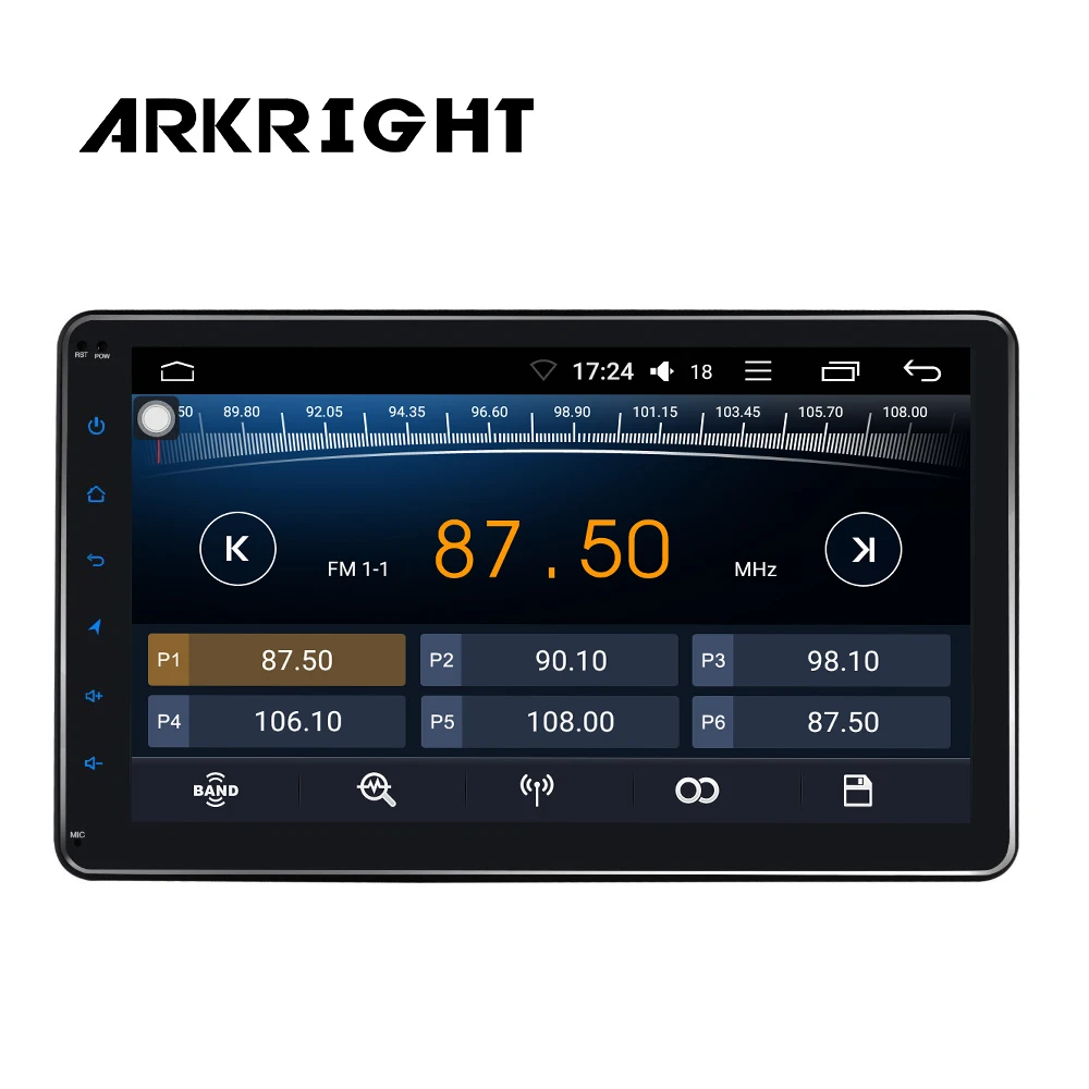 ARKRIGHT 10," 2 Din Восьмиядерный 4+ 32 ГБ Android 8,1 Авторадио автомобильный мультимедийный музыкальный плеер gps встроенный DSP с 4G модулем