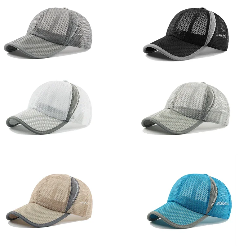 Однотонные сандалии с сеткой дышащая бейсбольная кепка военный тактический