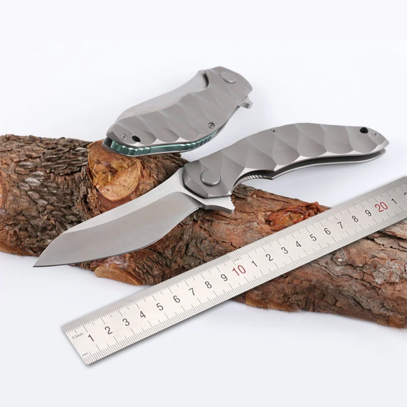

Free shipping senior The sharp D2 steel hunting survival tactics folding knife hardness EDC tool High-end gift knife