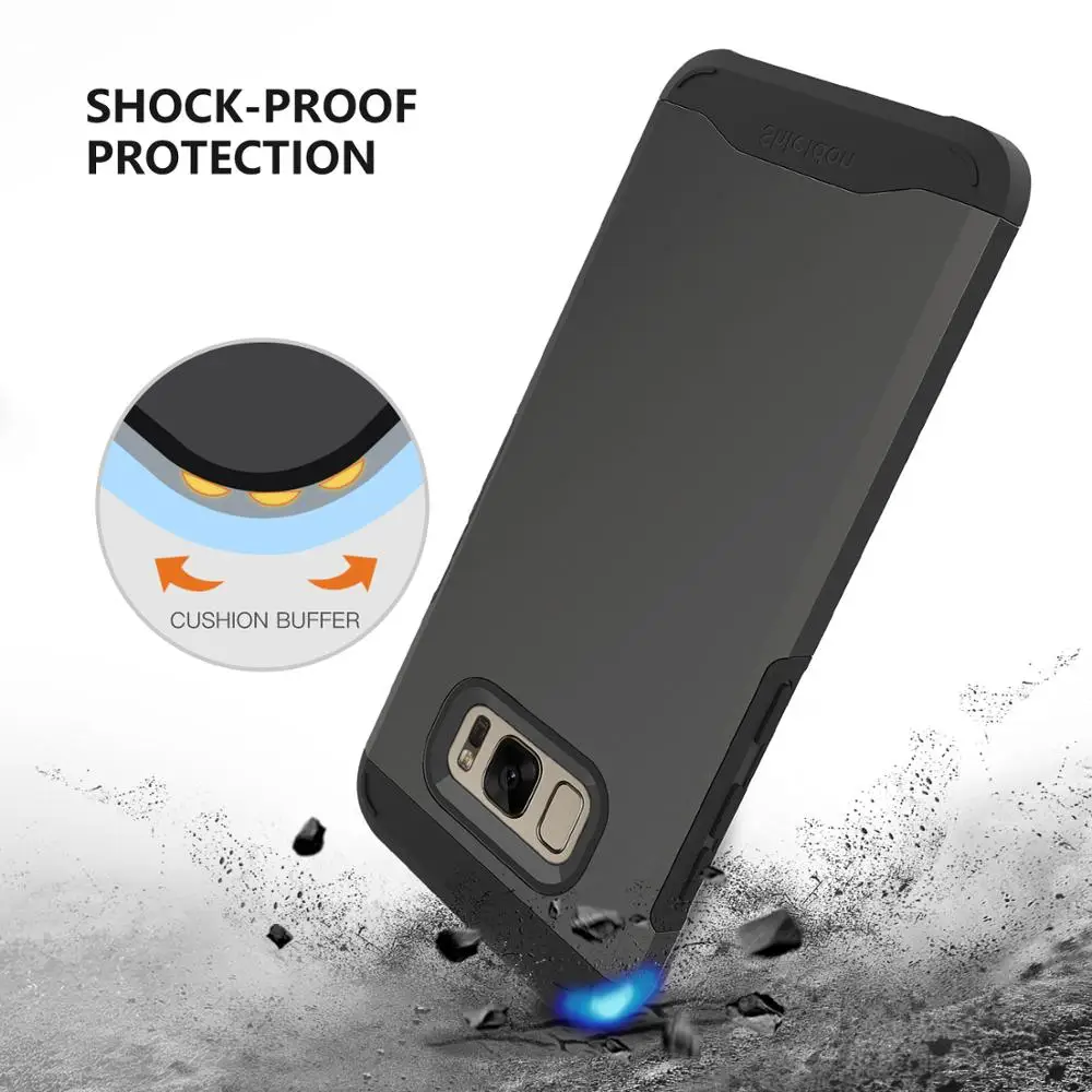SHIELDON горная серия чехол для Galaxy S8, тонкая посадка амортизация 2 в 1 Двухслойный дизайн ударопрочный защитный чехол