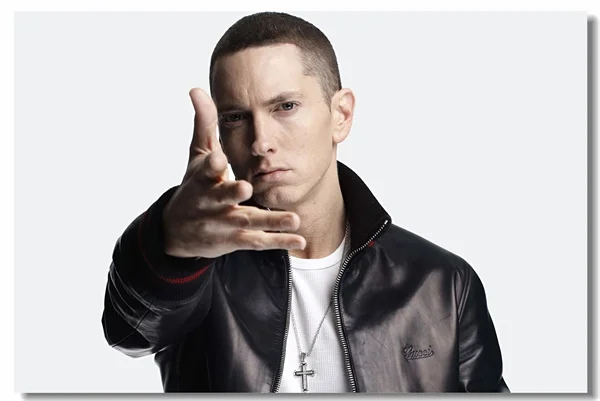 Пользовательские холст настенные фрески плакат Eminem обои с изображением Эминема
