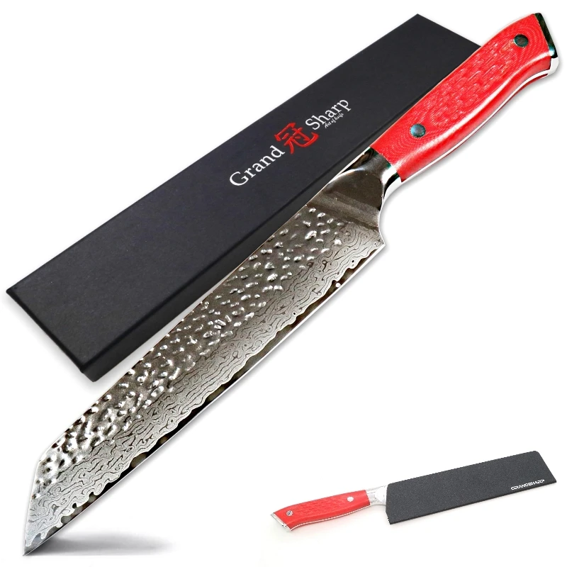 Нож шеф повара из дамасской стали 2018 дюйма vg10|damascus chef knife|chef knifeknife cooking |